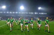 9 March 2024; Limerick players leave the pitch after their victory in the Allianz Hurling League Division 1 Group B match between Limerick and Tipperary at SuperValu Páirc Uí Chaoimh in Cork. Photo by Seb Daly/Sportsfile