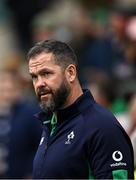9 March 2024; Ireland head coach Andy Farrell before the Guinness Six Nations Rugby Championship match between England and Ireland at Twickenham Stadium in London, England. Photo by Harry Murphy/Sportsfile