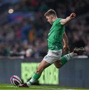 9 March 2024; Jack Crowley of Ireland during the Guinness Six Nations Rugby Championship match between England and Ireland at Twickenham Stadium in London, England. Photo by David Fitzgerald/Sportsfile