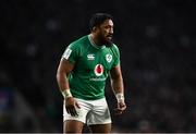 9 March 2024; Bundee Aki of Ireland during the Guinness Six Nations Rugby Championship match between England and Ireland at Twickenham Stadium in London, England. Photo by Harry Murphy/Sportsfile