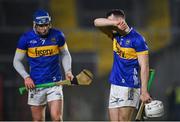 9 March 2024; Craig Morgan of Tipperary, right, after his side's defeat in the Allianz Hurling League Division 1 Group B match between Limerick and Tipperary at SuperValu Páirc Uí Chaoimh in Cork. Photo by Seb Daly/Sportsfile