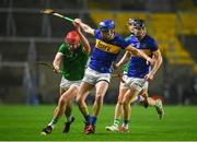 9 March 2024; Colin Coughlan of Limerick in action against John McGrath of Tipperary during the Allianz Hurling League Division 1 Group B match between Limerick and Tipperary at SuperValu Páirc Uí Chaoimh in Cork. Photo by Seb Daly/Sportsfile