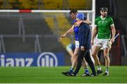 9 March 2024; Seamus Kennedy of Tipperary is helped from the field following an injury during the Allianz Hurling League Division 1 Group B match between Limerick and Tipperary at SuperValu Páirc Uí Chaoimh in Cork. Photo by Seb Daly/Sportsfile