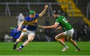 9 March 2024; Brian McGrath of Tipperary in action against Conor Boylan of Limerick during the Allianz Hurling League Division 1 Group B match between Limerick and Tipperary at SuperValu Páirc Uí Chaoimh in Cork. Photo by Seb Daly/Sportsfile