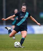9 March 2024; Melissa O'Kane of Shamrock Rovers during the SSE Airtricity Women's Premier Division match between DLR Waves and Shamrock Rovers at UCD Bowl in Belfield, Dublin. Photo by Tyler Miller/Sportsfile