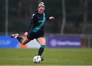 9 March 2024; Shauna Fox of Shamrock Rovers during the SSE Airtricity Women's Premier Division match between DLR Waves and Shamrock Rovers at UCD Bowl in Belfield, Dublin. Photo by Tyler Miller/Sportsfile