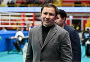 10 March 2024; Professional boxer Gennadiy Golovkin in attendance during day eight at the Paris 2024 Olympic Boxing Qualification Tournament at E-Work Arena in Busto Arsizio, Italy. Photo by Ben McShane/Sportsfile