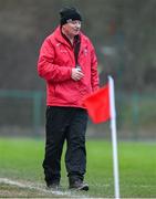 9 March 2024; UCC manager Joe Carroll during the 2024 Ladies HEC O’Connor Cup final match between Dublin City University Dóchas Éireann and University College Cork at MTU Cork. Photo by Brendan Moran/Sportsfile