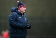 9 March 2024; Keith Ricken of MTU Cork during the 2024 Ladies HEC Lynch Cup final match between Munster Technological University Cork and University College Cork at MTU Cork. Photo by Brendan Moran/Sportsfile