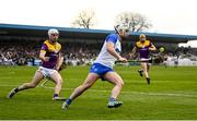 10 March 2024; Dessie Hutchinson of Waterford in action against Niall Murphy of Wexford during the Allianz Hurling League Division 1 Group A match between Waterford and Wexford at Walsh Park in Waterford. Photo by Seb Daly/Sportsfile