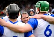 10 March 2024; Waterford manager Davy Fitzgerald talks to his players before the Allianz Hurling League Division 1 Group A match between Waterford and Wexford at Walsh Park in Waterford. Photo by Seb Daly/Sportsfile