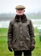11 March 2024; Trainer Willie Mullins on the gallops ahead of the Cheltenham Racing Festival at Prestbury Park in Cheltenham, England. Photo by Harry Murphy/Sportsfile