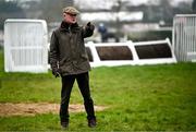 11 March 2024; Trainer Willie Mullins on the gallops ahead of the Cheltenham Racing Festival at Prestbury Park in Cheltenham, England. Photo by Harry Murphy/Sportsfile