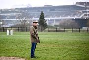 11 March 2024; Trainer Henry de Bromhead on the gallops ahead of the Cheltenham Racing Festival at Prestbury Park in Cheltenham, England. Photo by Harry Murphy/Sportsfile