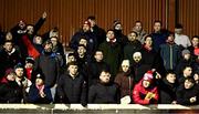 8 March 2024; Supporters during the SSE Airtricity Men's Premier Division match between St Patrick's Athletic and Dundalk at Richmond Park in Dublin. Photo by Piaras Ó Mídheach/Sportsfile