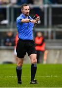 10 March 2024; Referee Colum Cunning during the Allianz Hurling League Division 1 Group A match between Offaly and Cork at Glenisk O'Connor Park in Tullamore, Offaly. Photo by Tyler Miller/Sportsfile