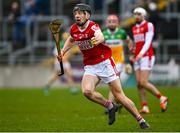 10 March 2024; Eoin Downey of Cork during the Allianz Hurling League Division 1 Group A match between Offaly and Cork at Glenisk O'Connor Park in Tullamore, Offaly. Photo by Tyler Miller/Sportsfile