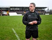 9 March 2024; Referee Shane Hynes before the Allianz Hurling League Division 1 Group B match between Westmeath and Antrim at TEG Cusack Park in Mullingar, Westmeath. Photo by Piaras Ó Mídheach/Sportsfile