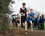 9 March 2024; Jack Ó'Coileáin of Gaelcholaiste Chiarrai, Kerry, competes in the junior boys 3500m during the 123.ie All Ireland Schools Cross Country Championships at Tymon Park in Tallaght, Dublin. Photo by Sam Barnes/Sportsfile