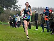 9 March 2024; Eimear McCarroll of Loreto Omagh, Tyrone, competes in the senior girls 3500mduring the 123.ie All Ireland Schools Cross Country Championships at Tymon Park in Tallaght, Dublin. Photo by Sam Barnes/Sportsfile