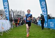 9 March 2024; Áine Smith of Our Ladys Castleblayney, Monaghan, competes in the minor girls 2000m during the 123.ie All Ireland Schools Cross Country Championships at Tymon Park in Tallaght, Dublin. Photo by Sam Barnes/Sportsfile