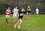 9 March 2024; Jack Brady of CM Granard, Longford, competes in the minor boys 2500m during the 123.ie All Ireland Schools Cross Country Championships at Tymon Park in Tallaght, Dublin. Photo by Sam Barnes/Sportsfile
