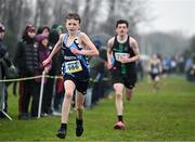9 March 2024; Adam Lowings of Maynooth Post Primary School, Kildare, competes in the minor boys 2500m during the 123.ie All Ireland Schools Cross Country Championships at Tymon Park in Tallaght, Dublin. Photo by Sam Barnes/Sportsfile