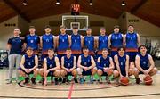 12 March 2024; The MICL team before the Basketball Ireland College Division 3 Men's finals match between Technological University of the Shannon, Midlands and Mary Immaculate College Limerick at National Basketball Arena Tallaght. Photo by Tyler Miller/Sportsfile