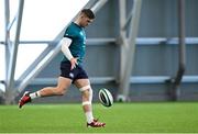 12 March 2024; Jack Crowley during an Ireland rugby squad training session at the IRFU High Performance Centre at the Sports Ireland Campus in Dublin. Photo by Brendan Moran/Sportsfile