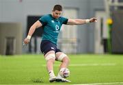 12 March 2024; Nick Timoney during an Ireland rugby squad training session at the IRFU High Performance Centre at the Sports Ireland Campus in Dublin. Photo by Brendan Moran/Sportsfile