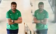 12 March 2024; Iain Henderson poses for a portrait after an Ireland rugby media conference at the IRFU High Performance Centre at the Sports Ireland Campus in Dublin. Photo by Brendan Moran/Sportsfile