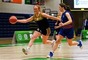 12 March 2024; Yvonne Greavy of TUS Midlands during the Basketball Ireland College Division 3 Women’s finals match between Technological University of the Shannon, Midlands and Mary Immaculate College Limerick at National Basketball Arena Tallaght. Photo by Tyler Miller/Sportsfile