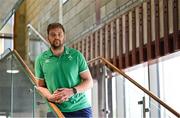 12 March 2024; Iain Henderson poses for a portrait after an Ireland rugby media conference at the IRFU High Performance Centre at the Sports Ireland Campus in Dublin. Photo by Brendan Moran/Sportsfile