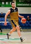 12 March 2024; Justas Petraska of TUS Midlands during the Basketball Ireland College Division 3 Men's finals match between Technological University of the Shannon, Midlands and Mary Immaculate College Limerick at National Basketball Arena Tallaght. Photo by Tyler Miller/Sportsfile