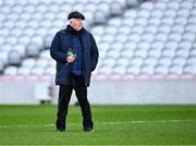 3 March 2024; Former Minister for Finance Charlie McCreevy, member of the Kildare backroom team, before the Allianz Football League Division 2 match between Cork and Kildare at SuperValu Páirc Ui Chaoimh in Cork. Photo by Piaras Ó Mídheach/Sportsfile