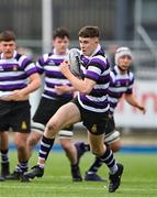 12 March 2024; Niall Fallon of Terenure College makes a break during the Bank of Ireland Schools Junior Cup semi-final match between Blackrock College and Terenure College at Energia Park in Dublin. Photo by Sam Barnes/Sportsfile