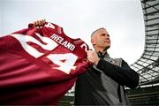 13 March 2024; Florida State University Head Coach Mike Norvell at Aviva Stadium Dublin as tickets for the 2024 Aer Lingus College Football Classic between Georgia Tech and Florida State University are released on sale tomorrow, March 14th at www.ticketmaster.ie/collegefootball. The fixture will take place at the Aviva Stadium, Dublin, on Saturday, 24th August 2024. Photo by Stephen McCarthy/Sportsfile