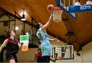 13 March 2024; Yves Joaquim of TUS Midwest during the Basketball Ireland Men's Colleges Division 1 final match between TUS Midwest and Griffith College Dublin at National Basketball Arena in Tallaght, Dublin. Photo by Piaras Ó Mídheach/Sportsfile