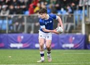 13 March 2024; Nic Sheehan of St Mary’s College during the Bank of Ireland Schools Junior Cup semi-final match between St Michael's College and St Mary's College at Energia Park in Dublin. Photo by Daire Brennan/Sportsfile