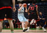 13 March 2024; Reece Barry of TUS Midwest during the Basketball Ireland Men's Colleges Division 1 final match between TUS Midwest and Griffith College Dublin at National Basketball Arena in Tallaght, Dublin. Photo by Piaras Ó Mídheach/Sportsfile