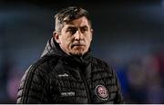 8 March 2024; Bohemians manager Declan Devine before the SSE Airtricity Men's Premier Division match between Bohemians and Shelbourne at Dalymount Park in Dublin. Photo by Stephen McCarthy/Sportsfile