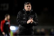 8 March 2024; Bohemians manager Declan Devine before the SSE Airtricity Men's Premier Division match between Bohemians and Shelbourne at Dalymount Park in Dublin. Photo by Stephen McCarthy/Sportsfile