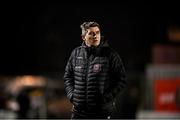 8 March 2024; Bohemians manager Declan Devine before the SSE Airtricity Men's Premier Division match between Bohemians and Shelbourne at Dalymount Park in Dublin. Photo by Stephen McCarthy/Sportsfile