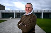 14 March 2024; Manager Jim Crawford poses for a portrait before a Republic of Ireland U21 squad announcement at FAI Headquarters in Abbotstown, Dublin. Photo by Brendan Moran/Sportsfile