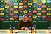 14 March 2024; Manager Jim Crawford during a Republic of Ireland U21 squad announcement at FAI Headquarters in Abbotstown, Dublin. Photo by Brendan Moran/Sportsfile