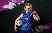 14 March 2024; Katie Lawlee during a Treaty United FC squad portrait session at UL North Campus in Limerick. Photo by Stephen McCarthy/Sportsfile
