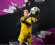 14 March 2024; Goalkeeper Katie Irwin during a Treaty United FC squad portrait session at UL North Campus in Limerick. Photo by Stephen McCarthy/Sportsfile