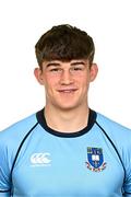 8 March 2024; Joe Elliot during a St Michael's College squad portrait session at St Michael's College in Dublin, ahead of the Bank of Ireland Leinster Schools Senior Cup Final. Photo by Sam Barnes/Sportsfile