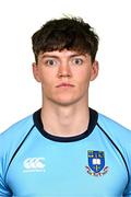 8 March 2024; Frazer McKenna during a St Michael's College squad portrait session at St Michael's College in Dublin, ahead of the Bank of Ireland Leinster Schools Senior Cup Final. Photo by Sam Barnes/Sportsfile