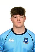 8 March 2024; Harry Miller during a St Michael's College squad portrait session at St Michael's College in Dublin, ahead of the Bank of Ireland Leinster Schools Senior Cup Final. Photo by Sam Barnes/Sportsfile